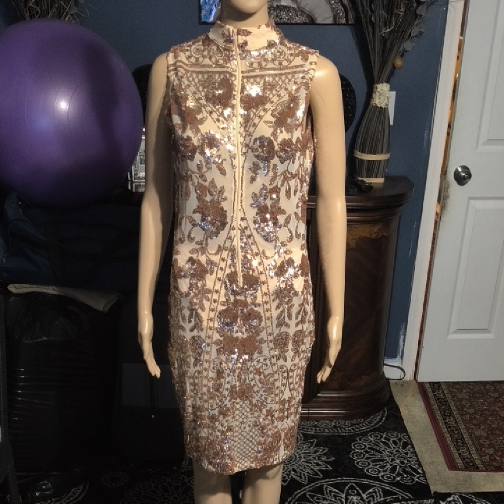Elegant Sequin Embellished Dress